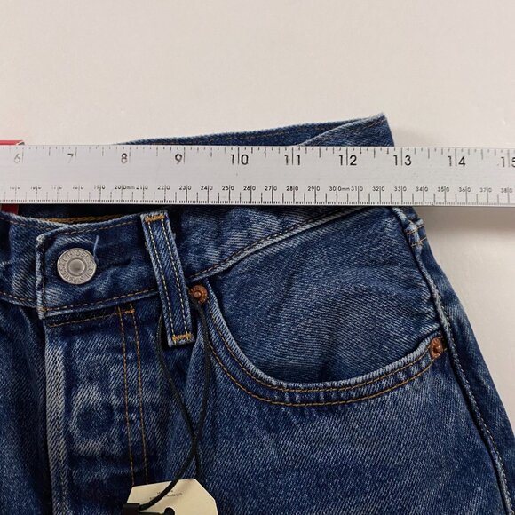 NWT Levi's 501 Jeans 150th Anniversary Women's 24 x 30 Blue Button Fly Red Tab - Picture 12 of 16